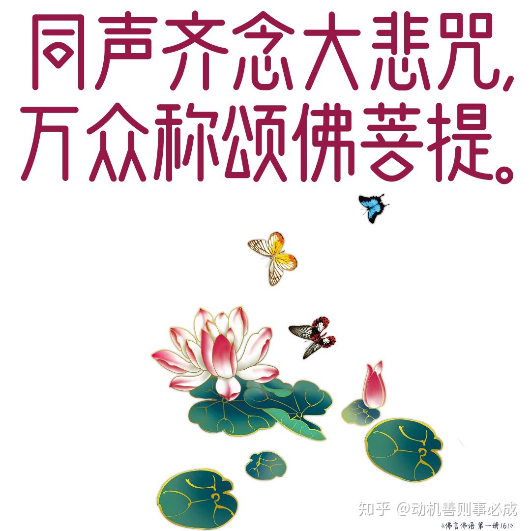 同声齐念大悲咒,万众称颂佛菩提.