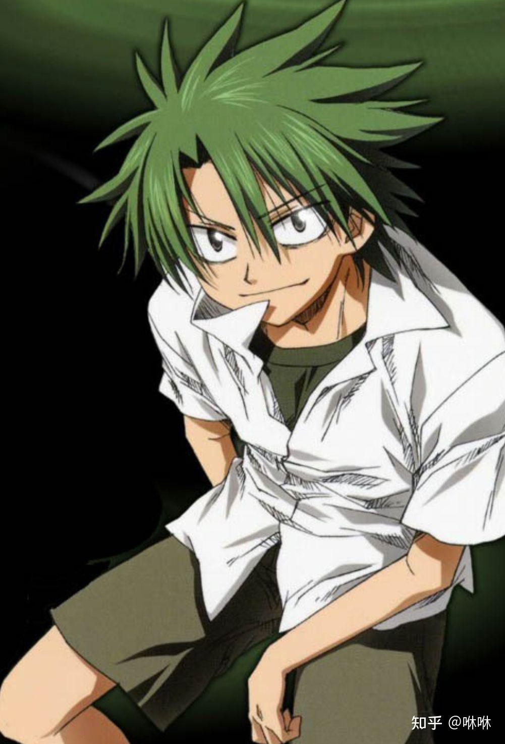 动漫里有哪些绿色头发的男角色? - 知乎