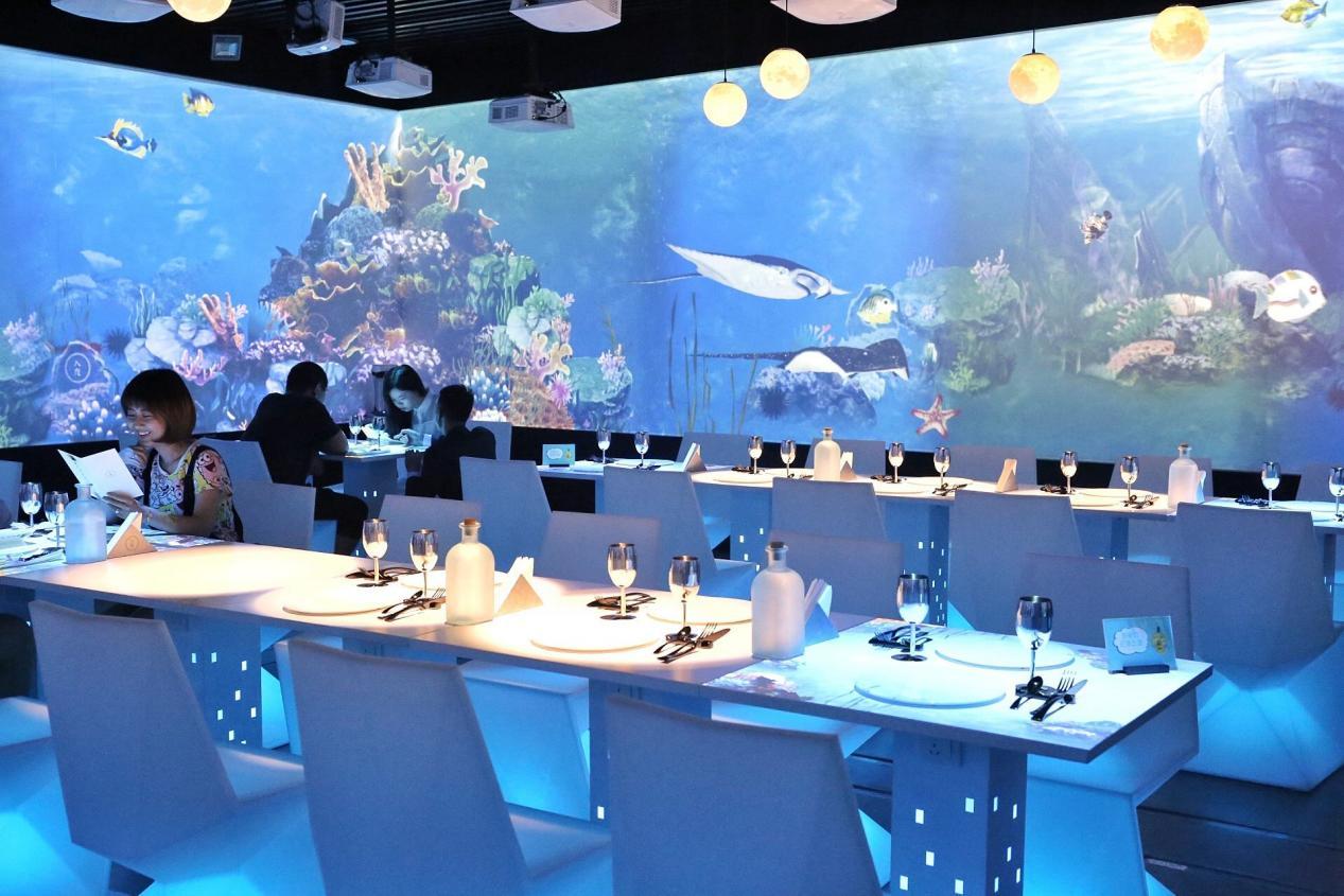 吃货的全新就餐地点全息投影餐厅