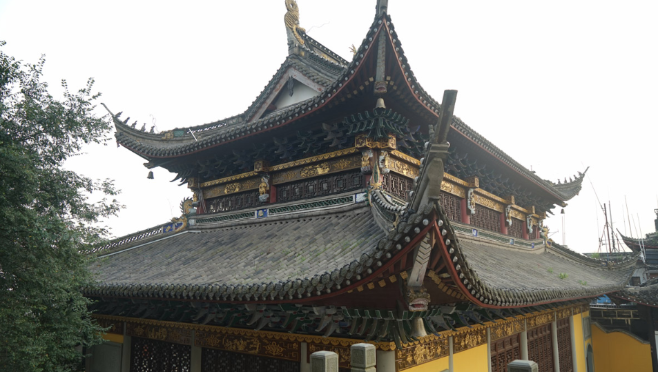 杭州福星观玉皇山上的龙殿江南著名道观之一