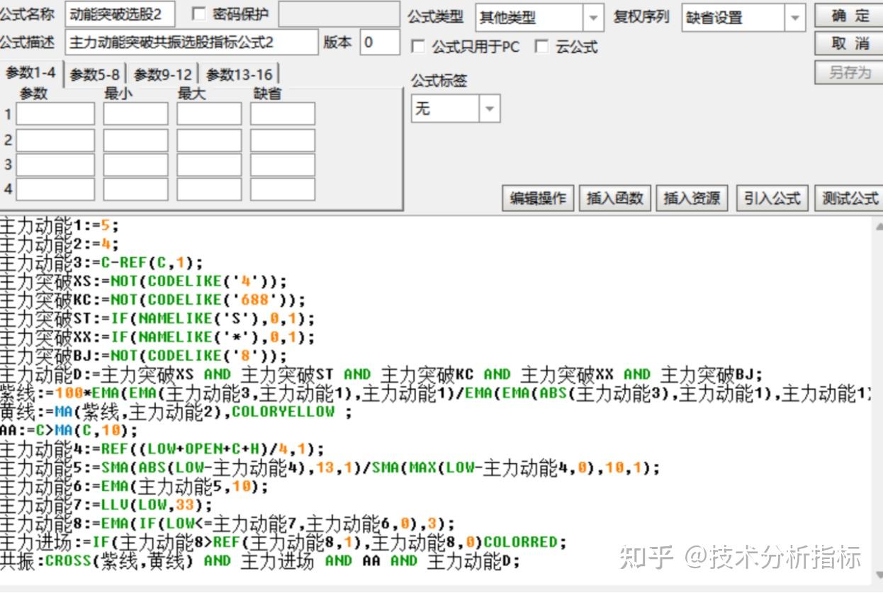 股票技术指标之：主力动能突破指标公式- 知乎