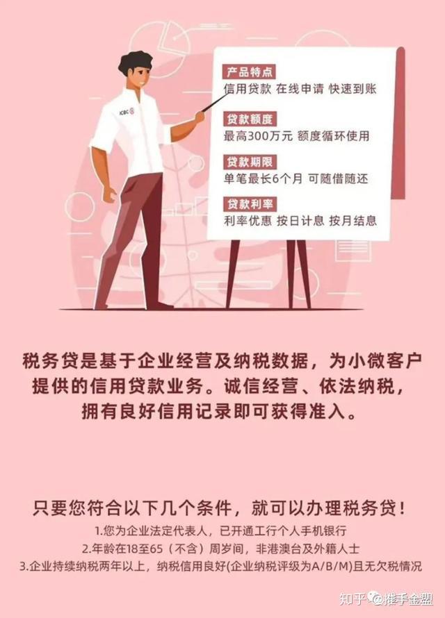 工行税务贷先息后本最高200万纳税企业可申请