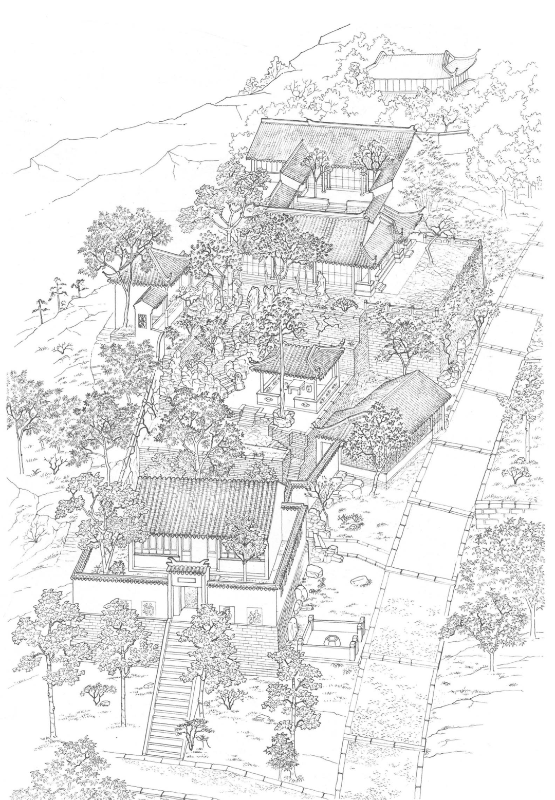 【景观笔记195】因泉而生的拥翠山庄