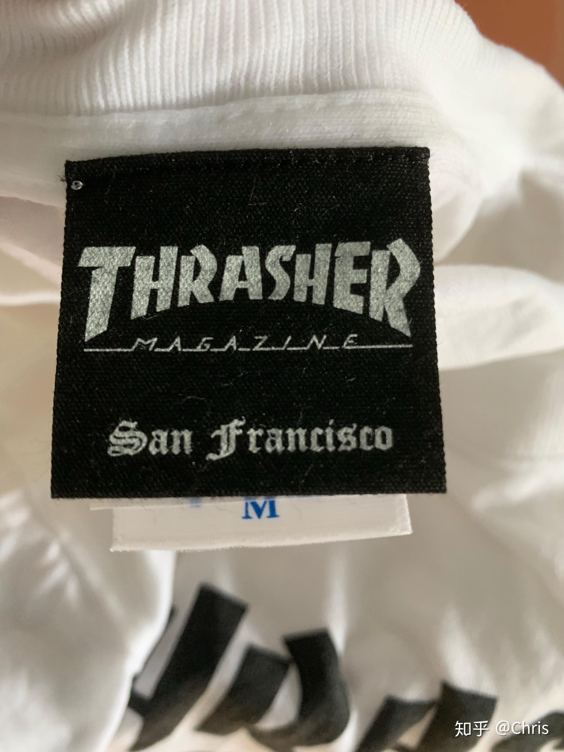 thrasher卫衣鉴定真假