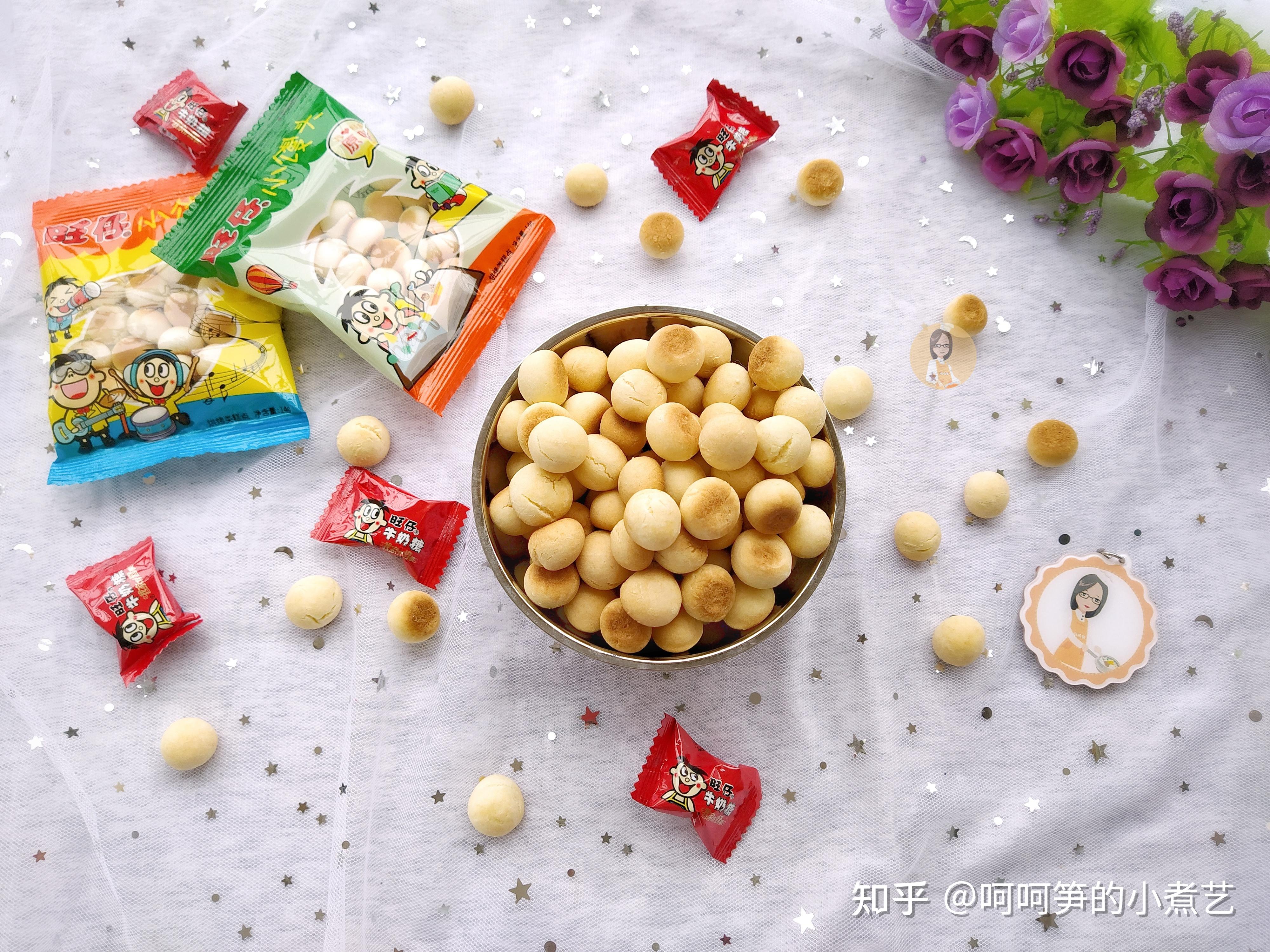 旺仔小馒头蓬松酥脆入口即化童年零食轻松做小宝宝也爱吃