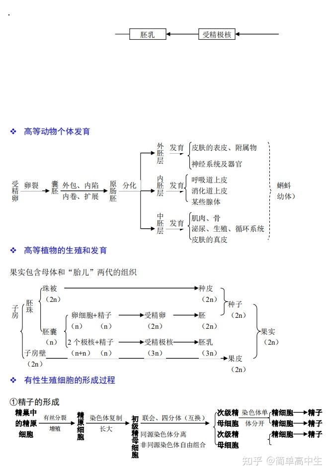 高中生物衡中學霸整理的知識框架圖太實用了