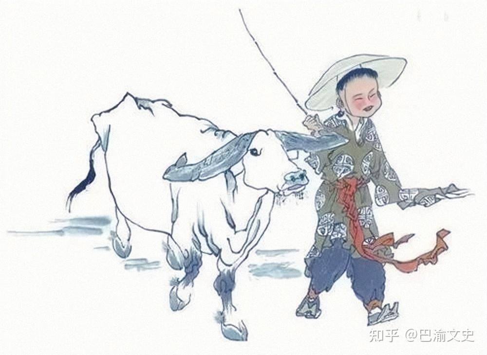 放羊娃还在嬉戏打闹,那道士飞快地冲进羊群,抱起一只小羊就往山下跑.