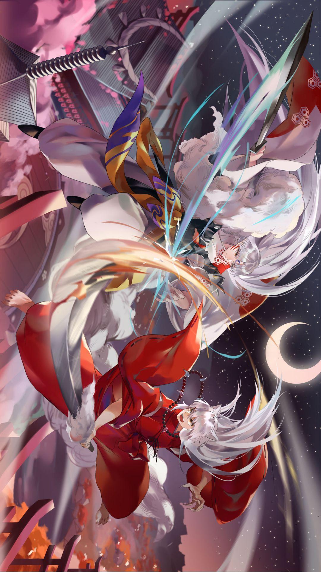 有没有杀生丸和玲的情头啊