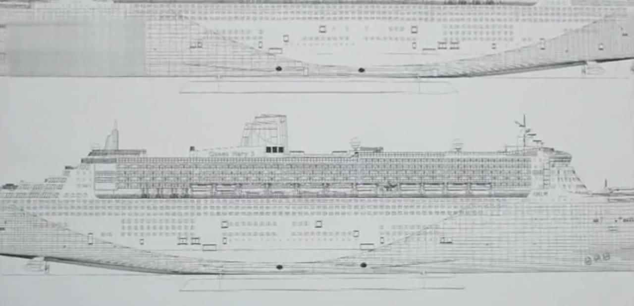 泰坦尼克号三视图图片