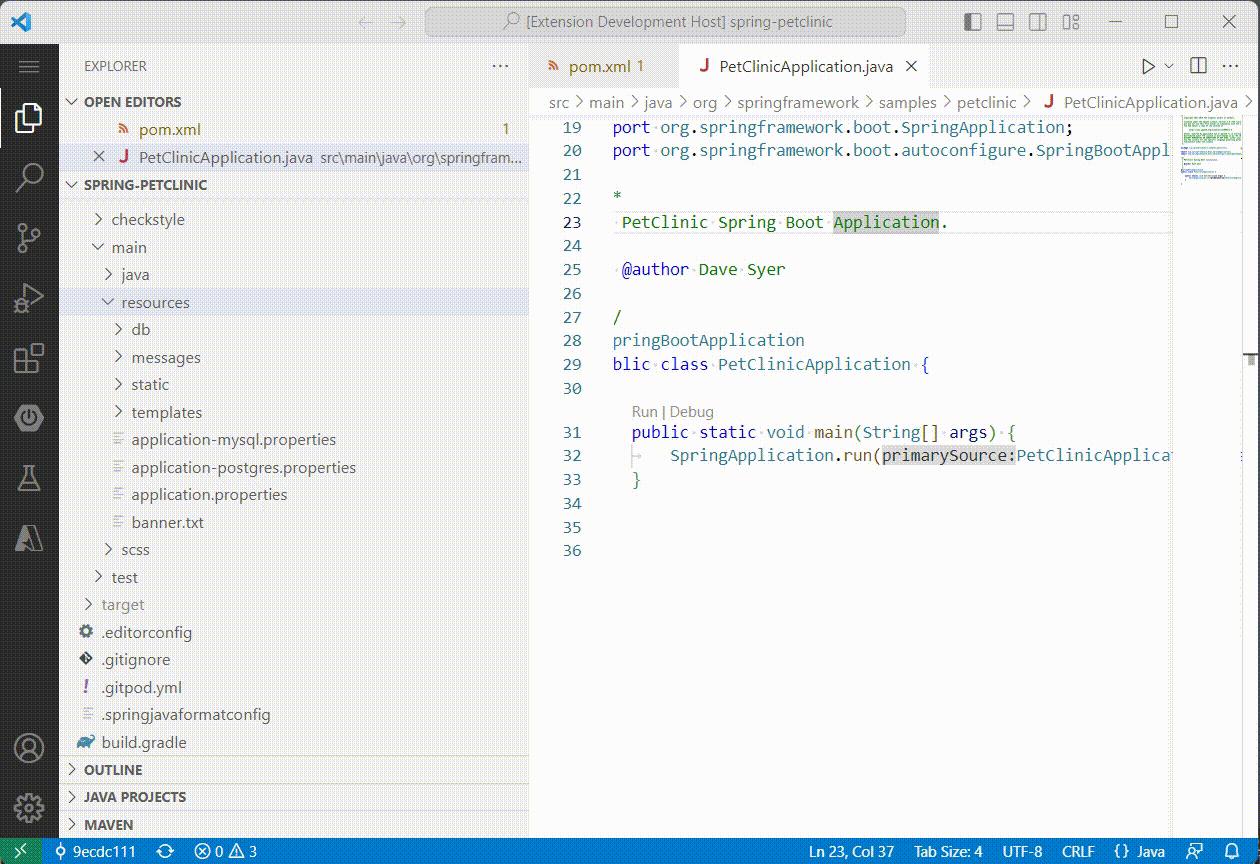 Java on VS Code 更新 – 2023年5月：内置 Java 开发样板，持续的 Java Project Explorer UI ...