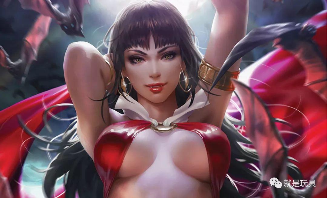 sideshow艺术版画身材最美的女吸血鬼梵蓓娜