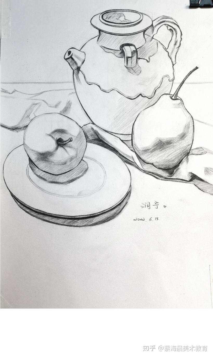 34期【素描进阶班】学员:润宁(实现绘画梦想)