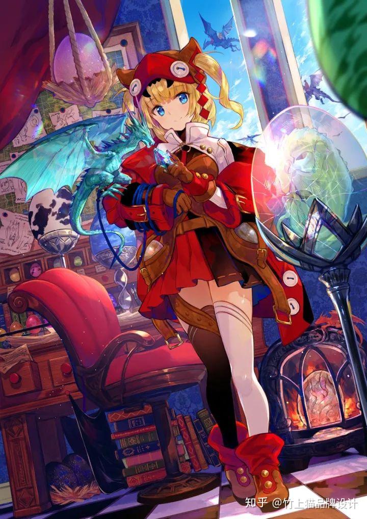 的内容,有层次的构图,以及让人眼花缭乱的色彩构成了藤原作品的名片