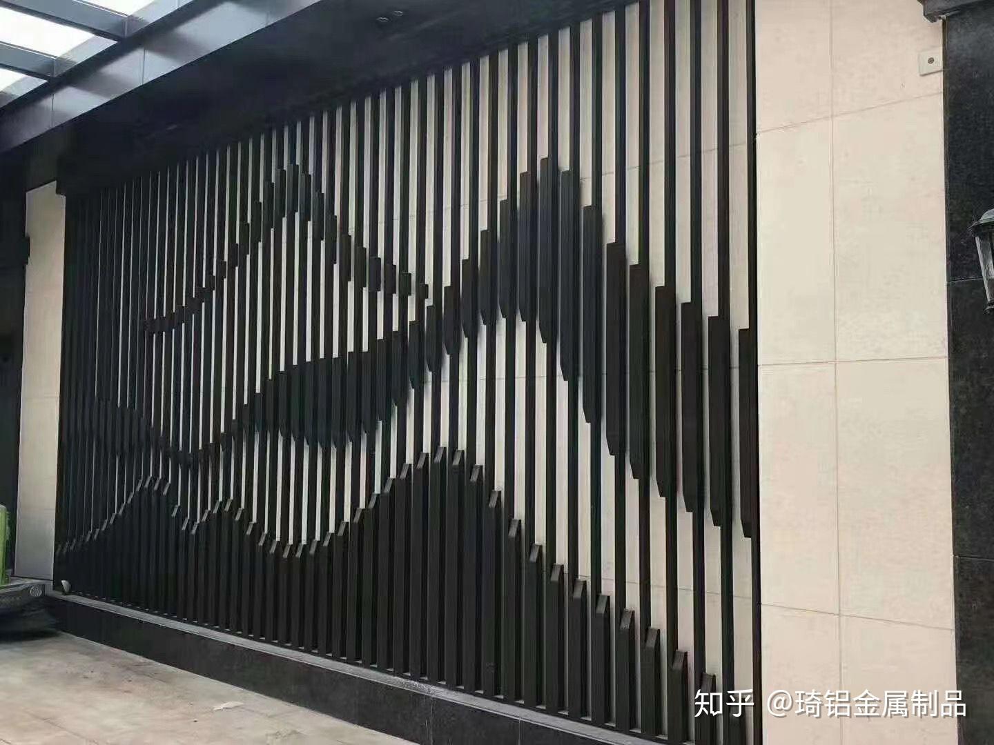 分享一组铝板山水背景画