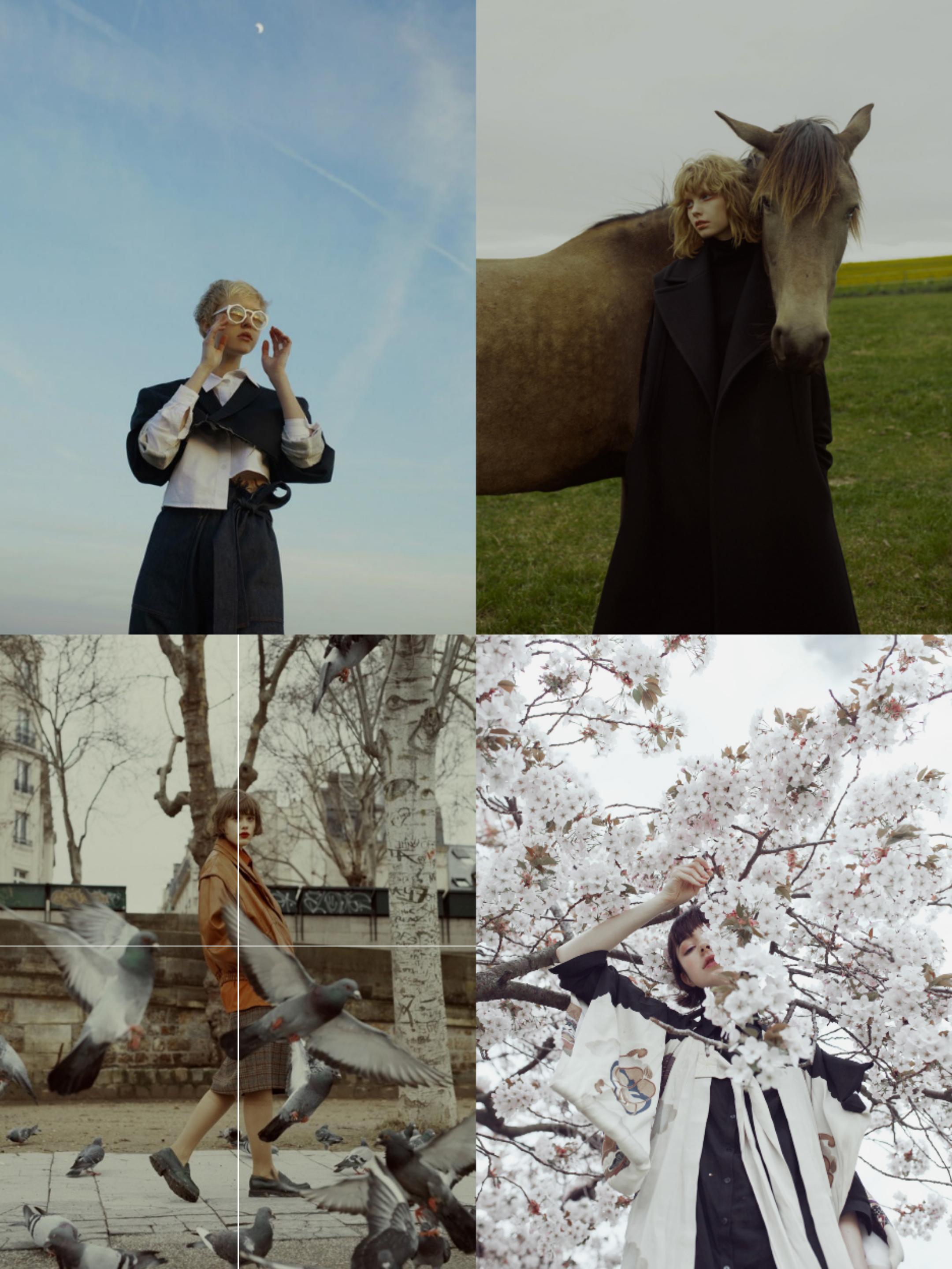 中心构图,说白了,就是把要拍的人物放在画面的正中间.