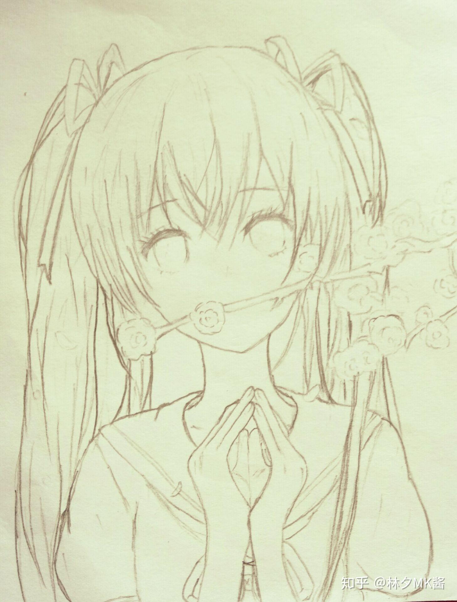 miku怎麼畫