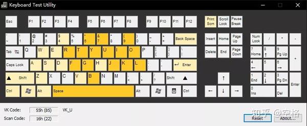 用樱桃轴的机械键盘