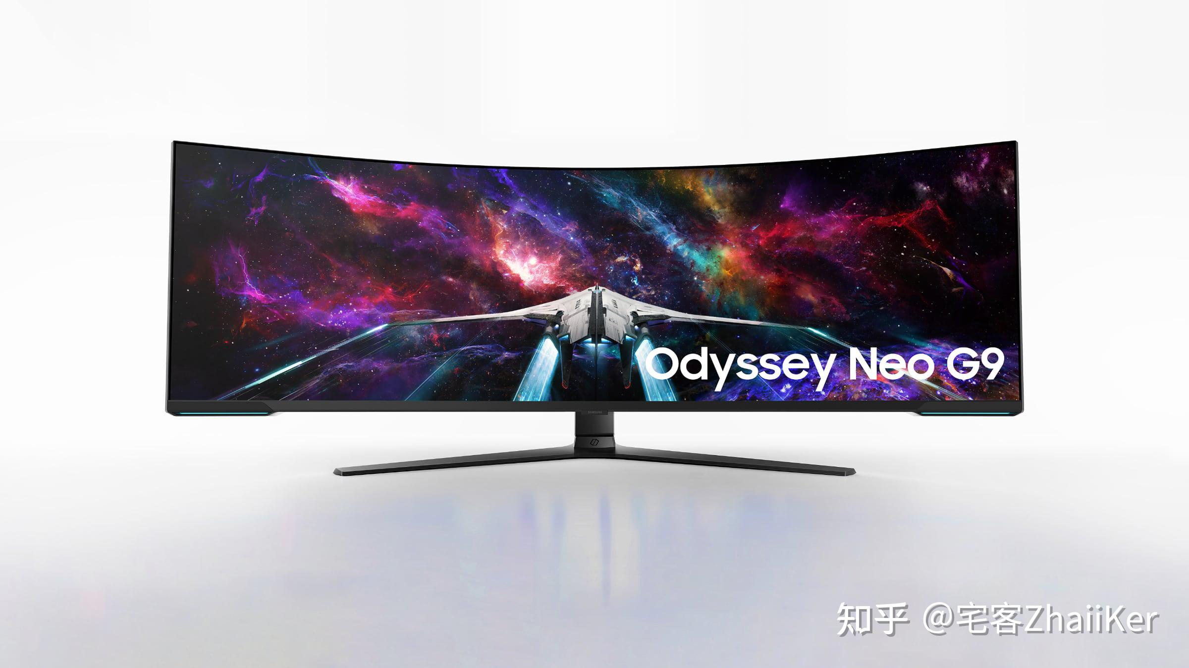 三星推出 2023 款显示器:49 寸 32:9 qd-oled 以及 57 寸 32:9 mini