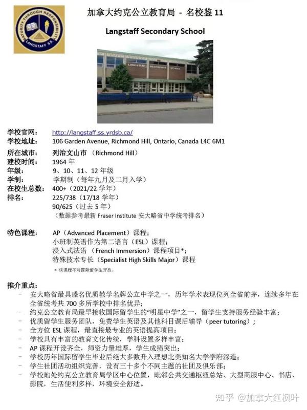 加拿大高中留学必看(公立高中申请)约克教育教育局最全介绍 知乎 加拿大高中留学必看(公立高中申请)约克教育教育局最全介绍 知乎