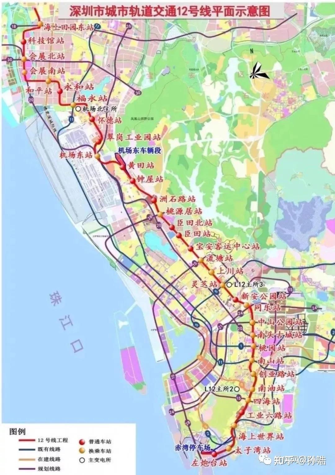 深圳详细地铁线路图(1-33号线),附高铁与城际线路图,持续更新 - 知乎