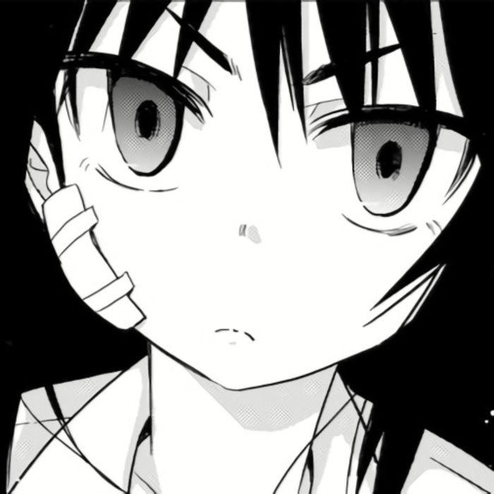 有没有黑白动漫女头像,要酷和霸气一点的,但是不要太吓人?