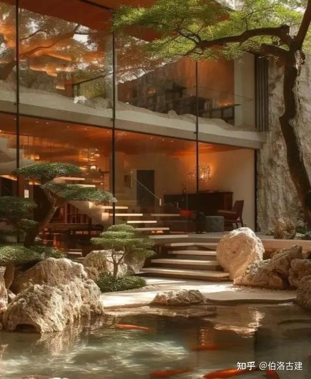 新中式庭院：光影与水的诗篇 - 知乎