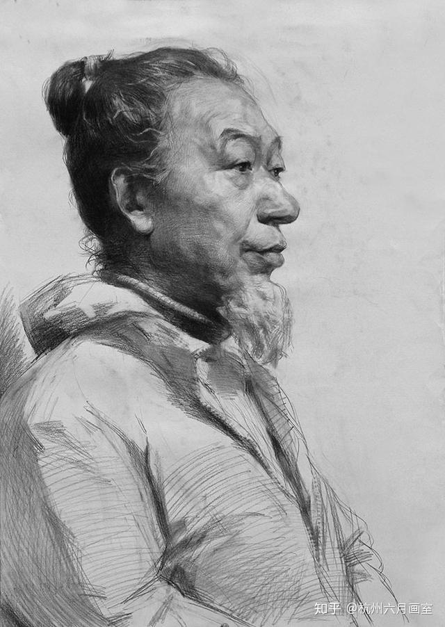 你以为素描头像画好了半身像就能过关了吗还是去临摹伯里曼吧