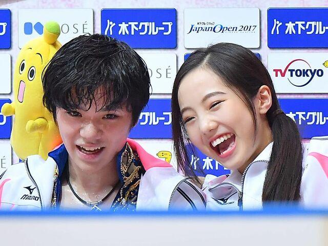 宇野昌磨本田真凛图片