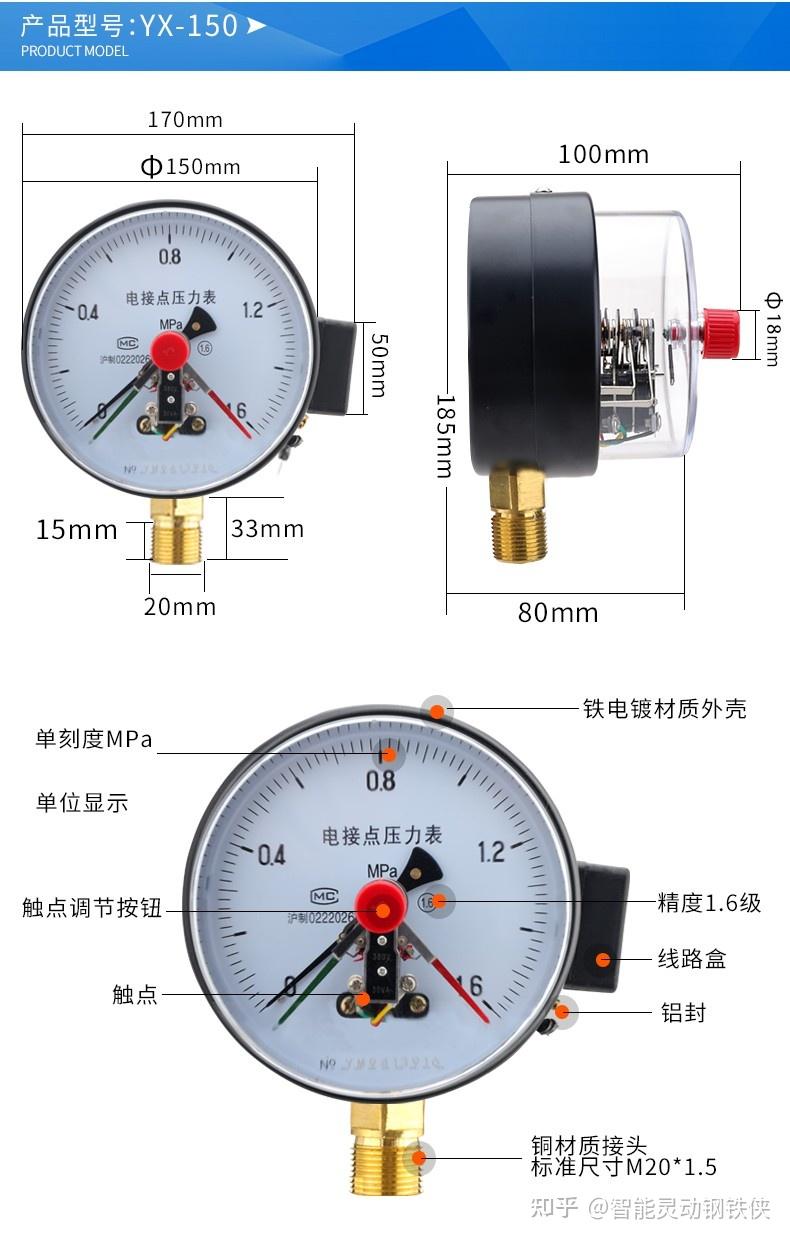 电接点压力表 - 知乎