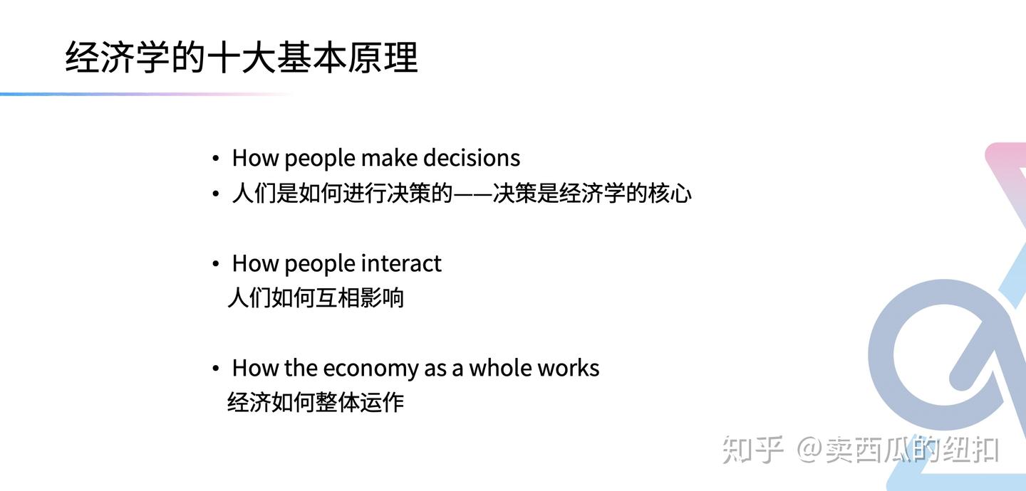 什么是经济学（ECO104） - 知乎