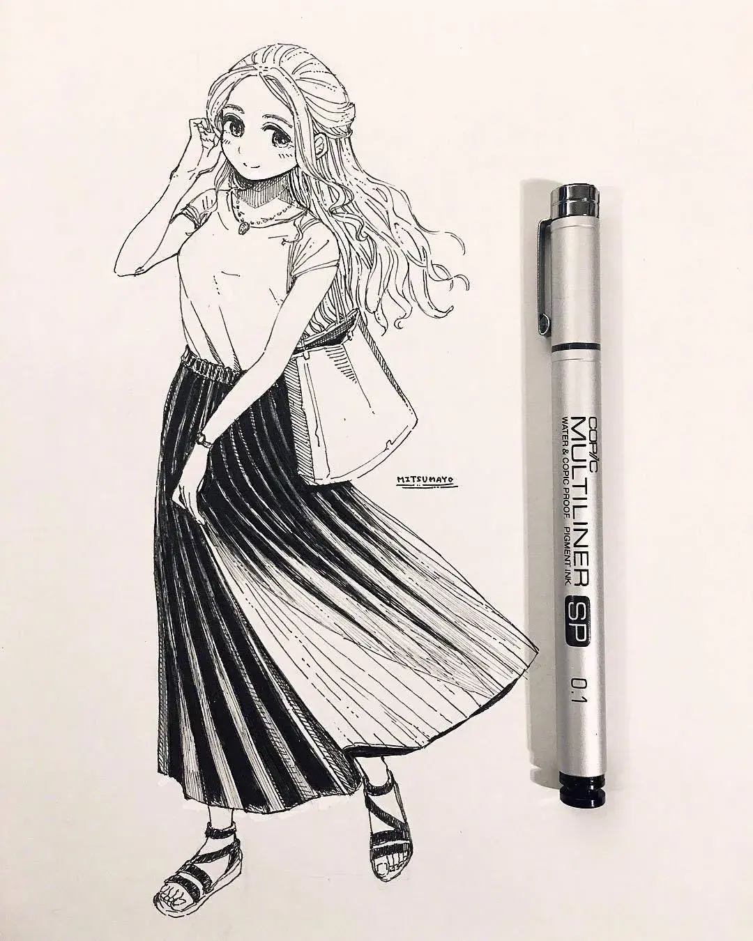 分享一组适合绘画小白临摹的动漫插画超赞