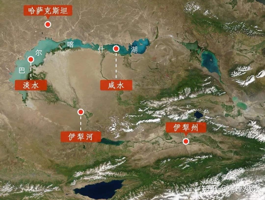 湖泊有咸水湖和淡水湖之分但是巴尔喀什湖却一半淡水一半咸水