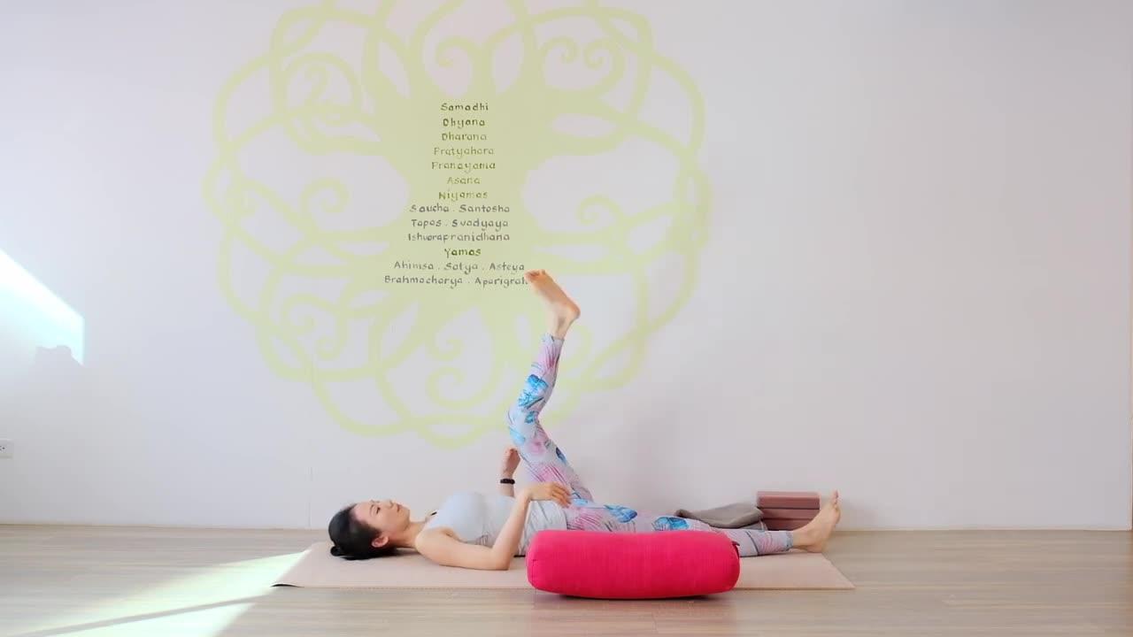 20分钟阴瑜伽半马鞍式∕猫拉尾式8