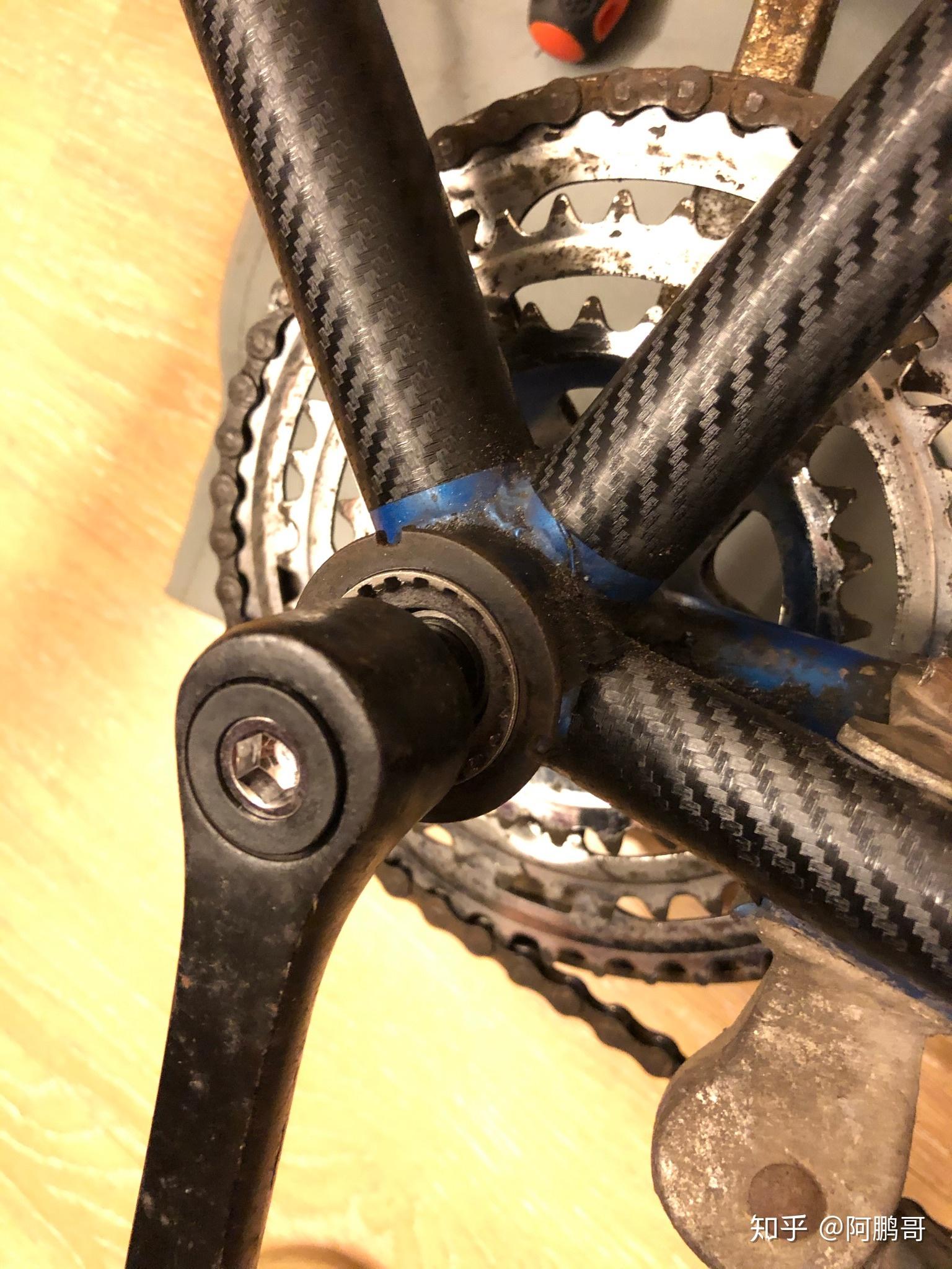 老式自行车中轴用什么工具拆卸? - 知乎