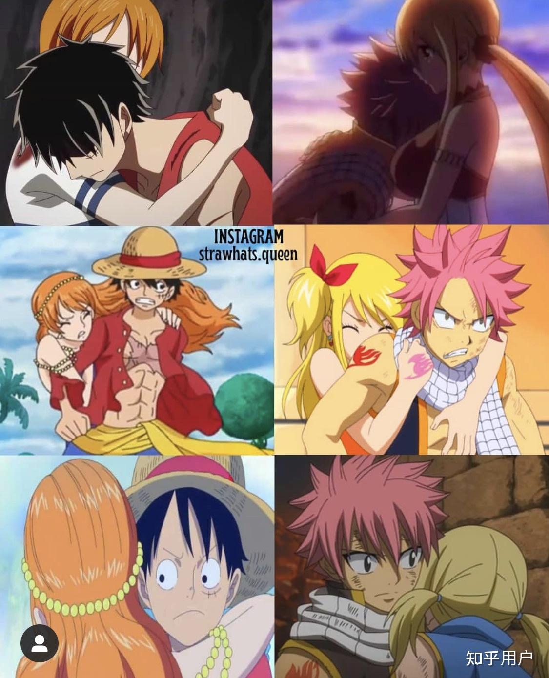 路飞和娜美那么多亲密的行为搂搂抱抱路飞对娜美或娜美对路飞真的没有