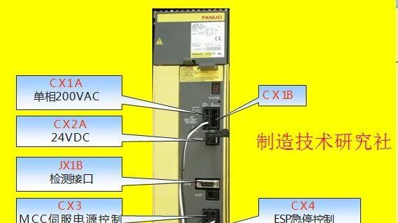fanuc数控机床电源放大器的连接