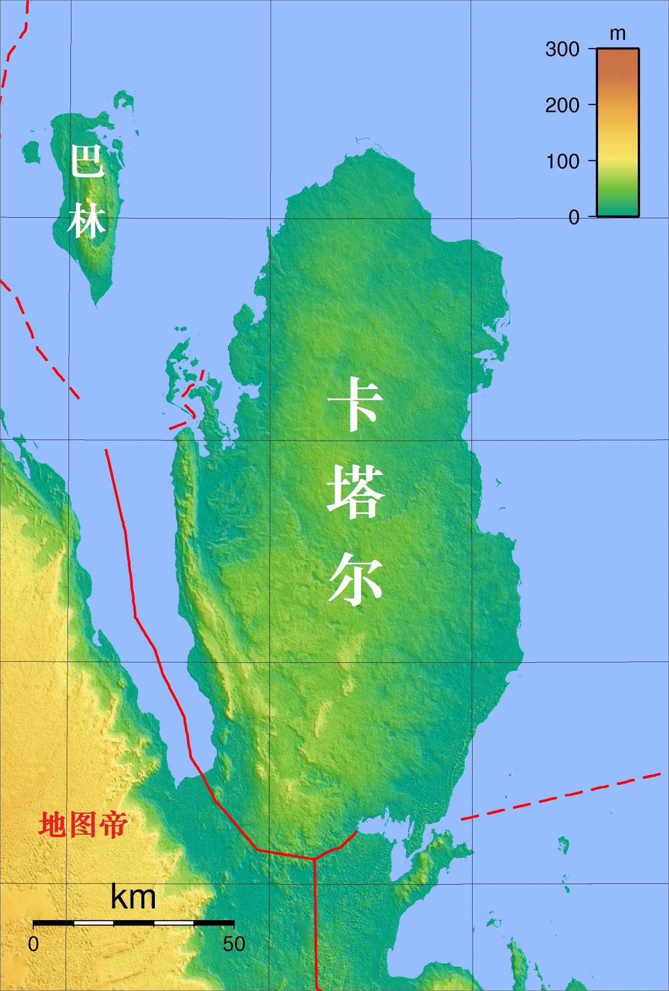 巴林地理位置图图片