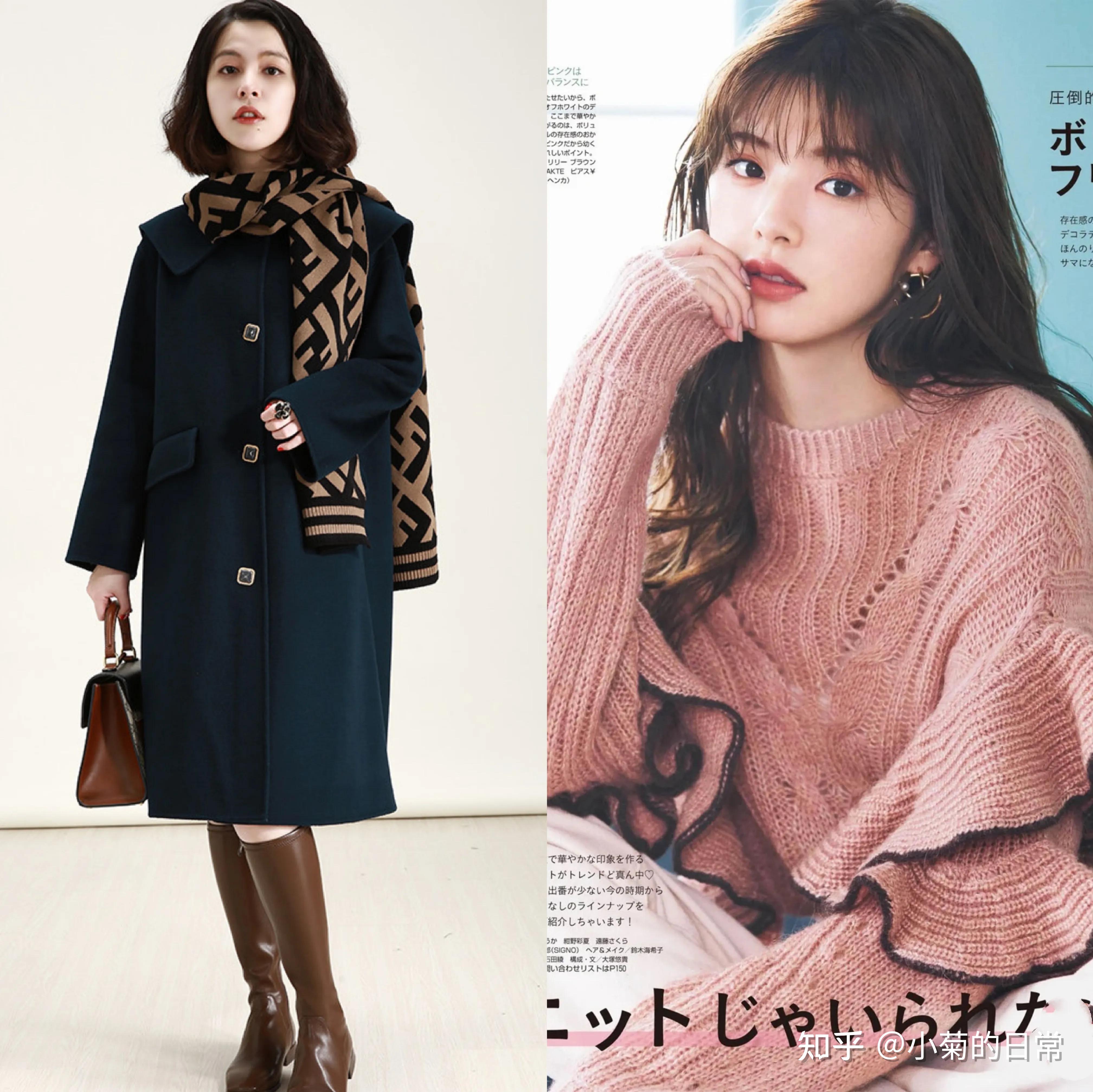 冬天衣服不必多学学小姐姐日系穿搭成熟优雅冬天就该这么穿