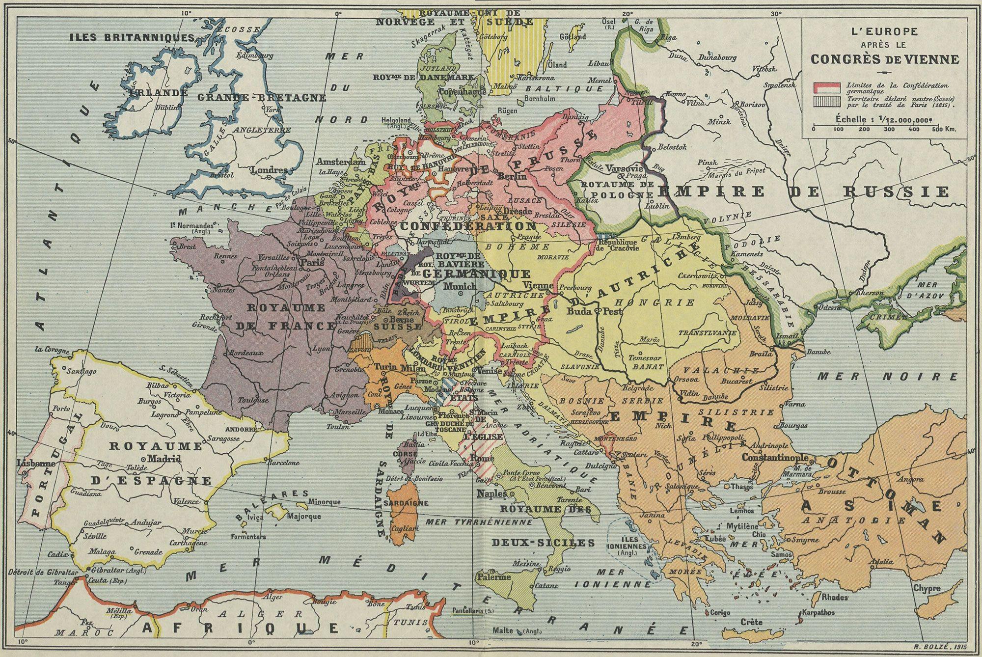 1789~1915年的欧洲地图 