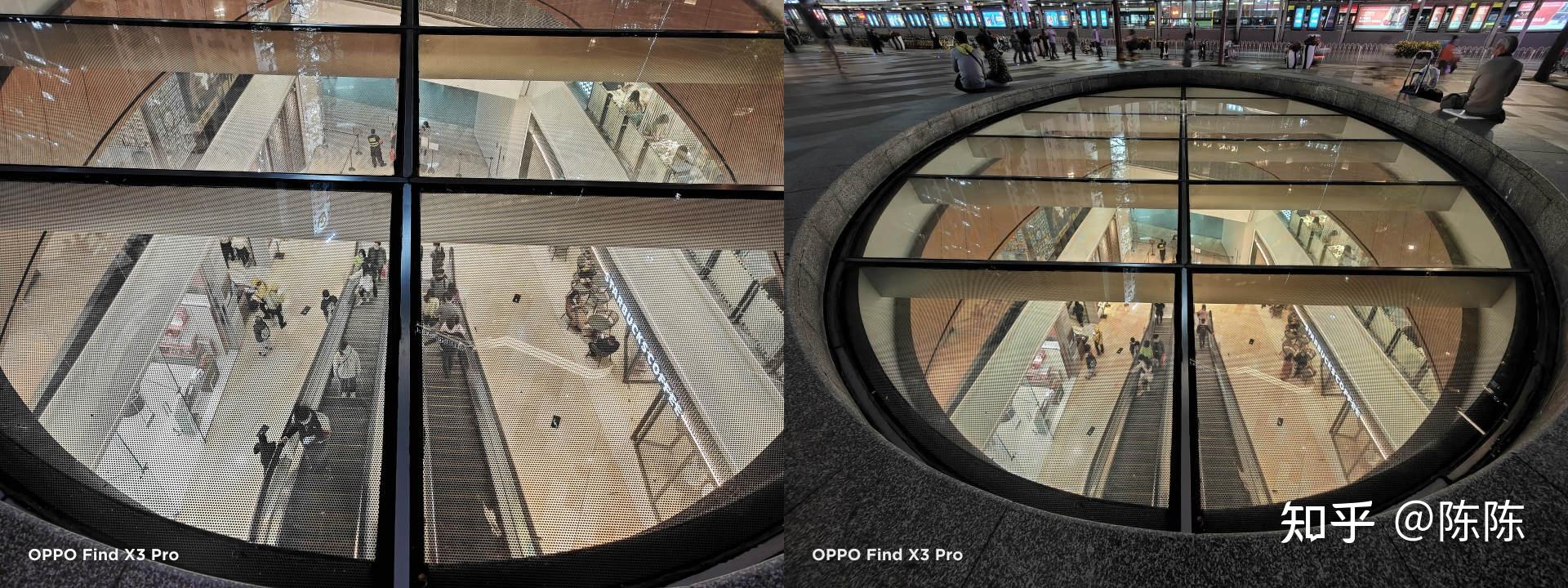 白天主摄对比超广角↑这次oppo find x3 pro的影像亮点之一,莫过于在
