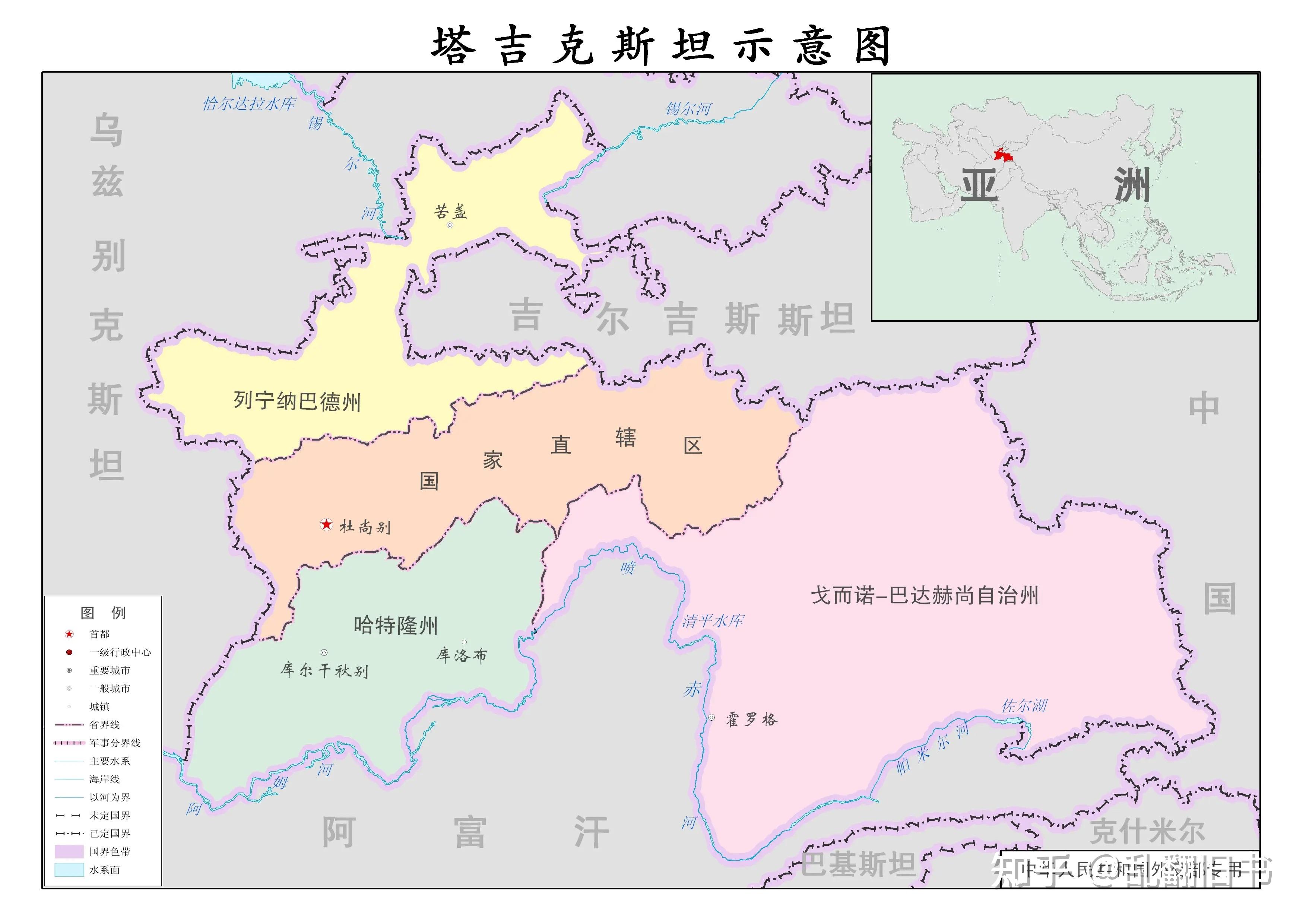 塔吉克族地图图片