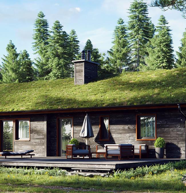 故事里才有的惬意的瑞典渡假小木屋