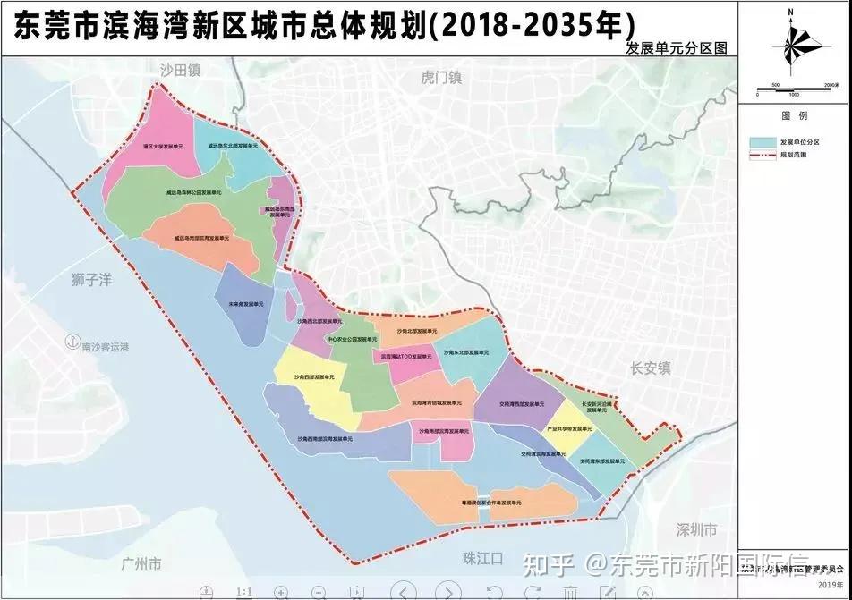 地理位置决定崛起,滨海湾新区更多的土地资源集中在虎门