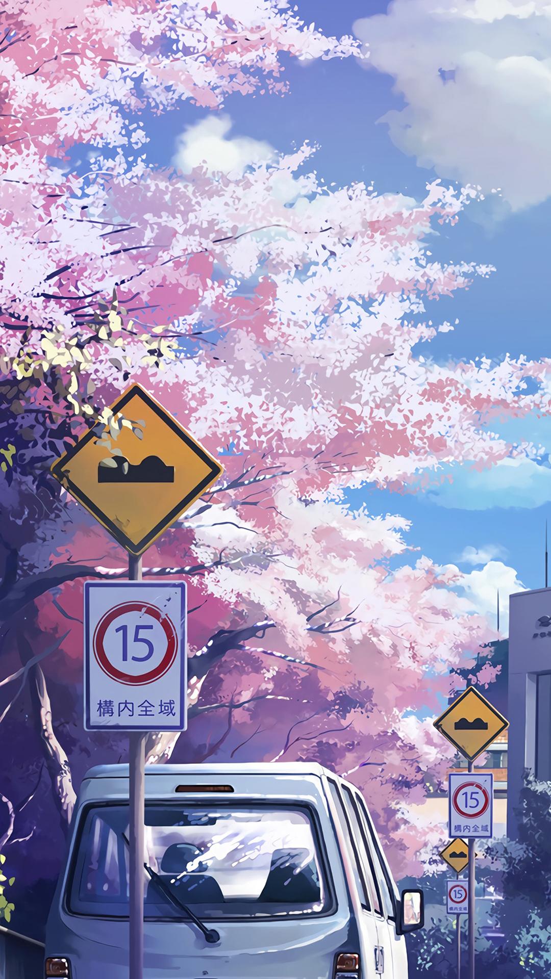 樱花背景素材 - 优动漫 动漫创作支援平台