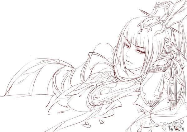 古风绘画入门零基础初学者简单线稿