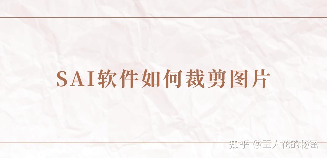 sai软件如何裁剪图片这是简单的操作方法二