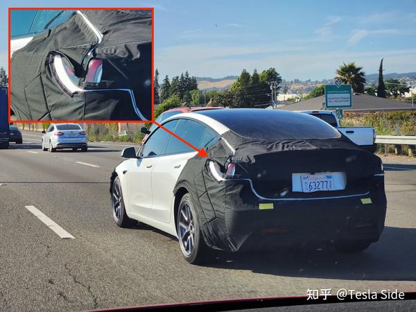 新款 Model 3 尾灯曝光！ - 知乎