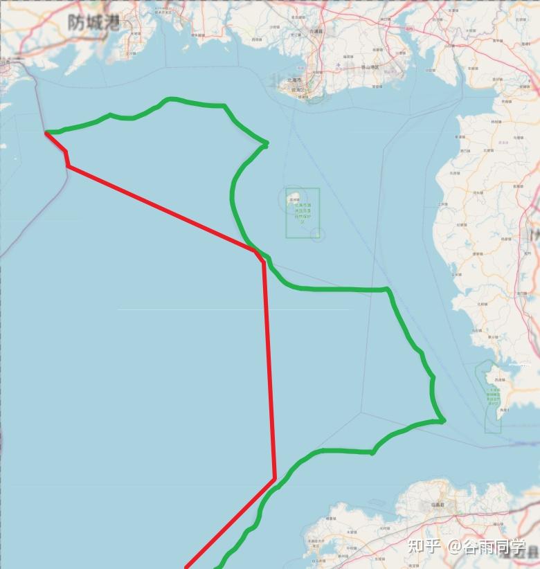 中华人民共和国政府宣布中华人民共和国北部湾北部领海基线哪些信息