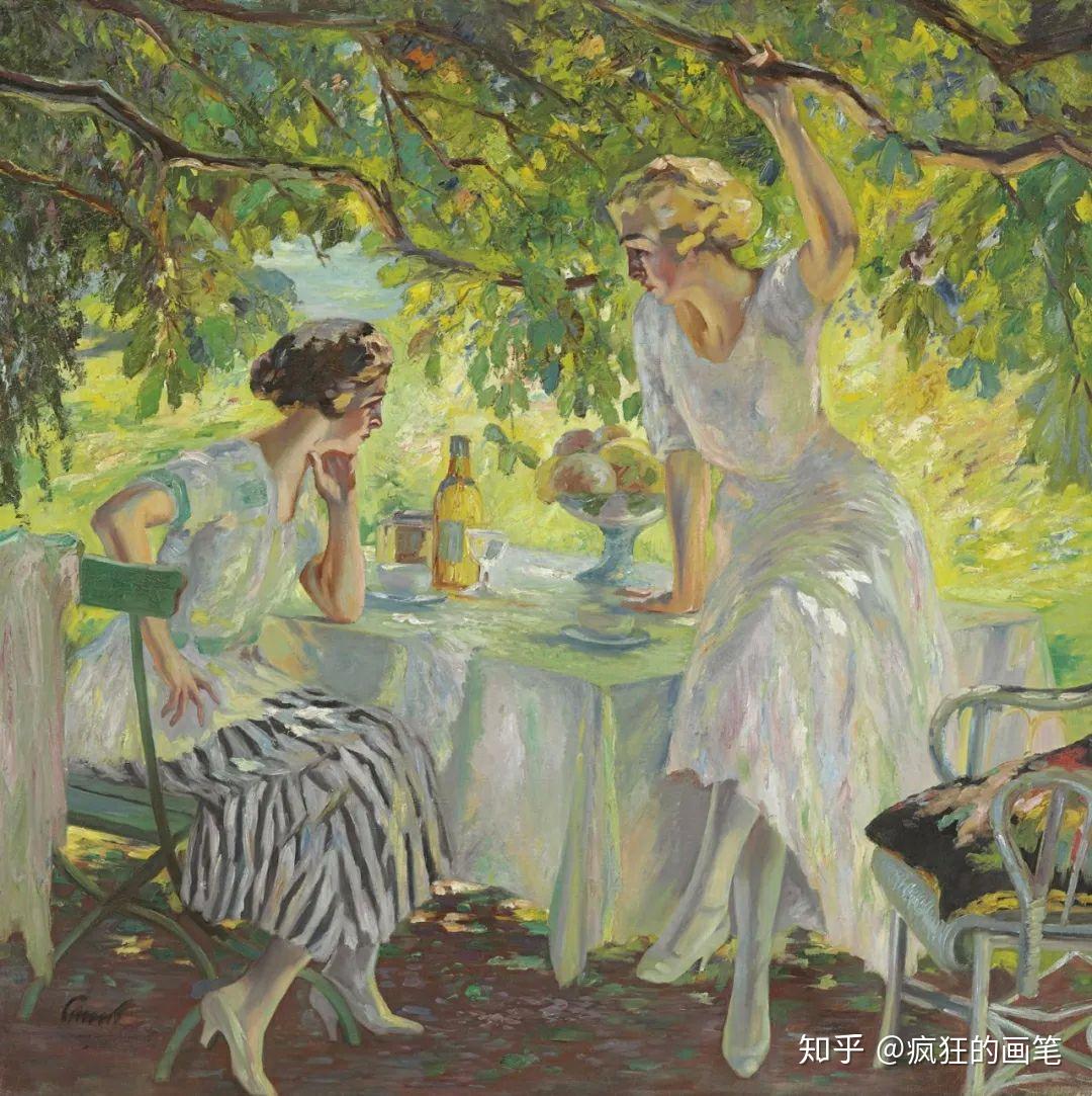 德國畫家利奧·普茨(leo putz)的朋友愛德華·庫柯(edward cucuel)的