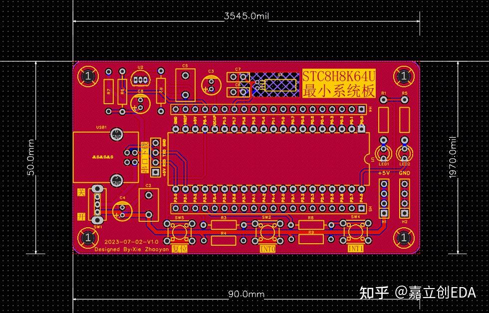stc单片机最小系统，STC单片机最小系统电路图